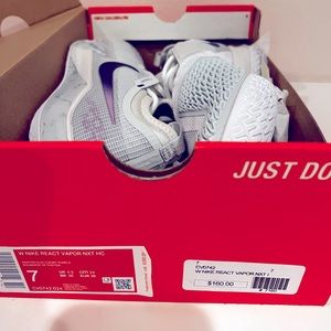 The NikeCourt Women’s React Vapor NXT Tennis Shoes